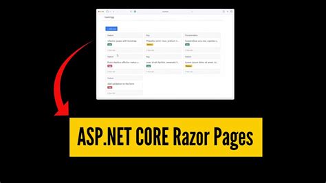 asp net razor pages tutorial.